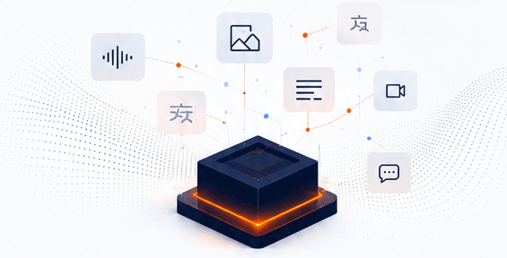 Connected AI data modalities surrounding a secure dataset core