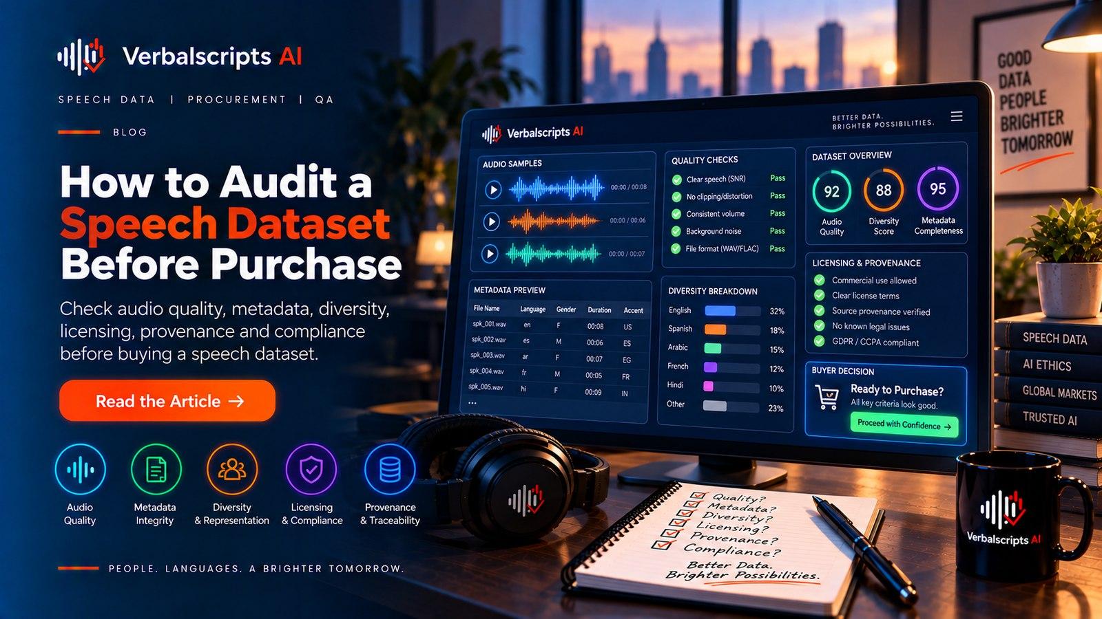 Editorial illustration for How to Audit a Speech Dataset Before Purchase