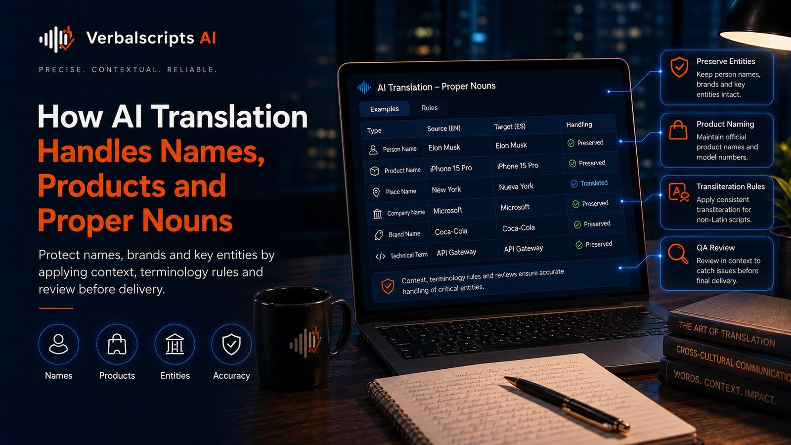 Editorial illustration for How AI Translation Handles Names, Products and Proper Nouns