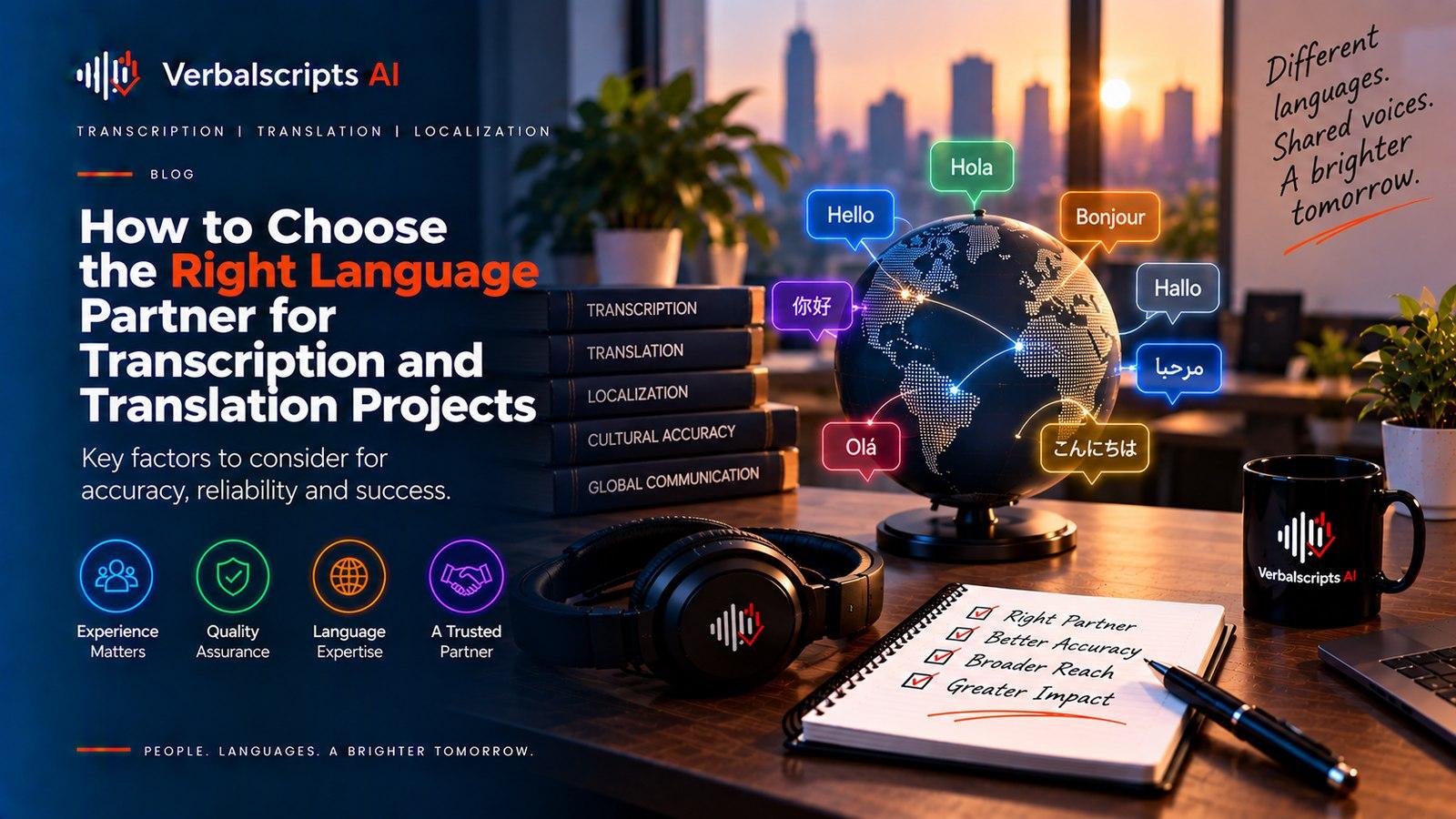 Editorial illustration for Continuous Evaluation for AI Transcription and Translation Products